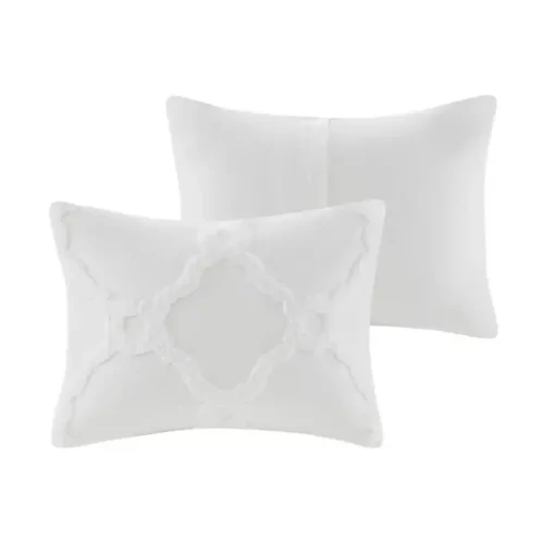 Kirklands Home Comforters|Geometric California King 3-pc Comforter Set White