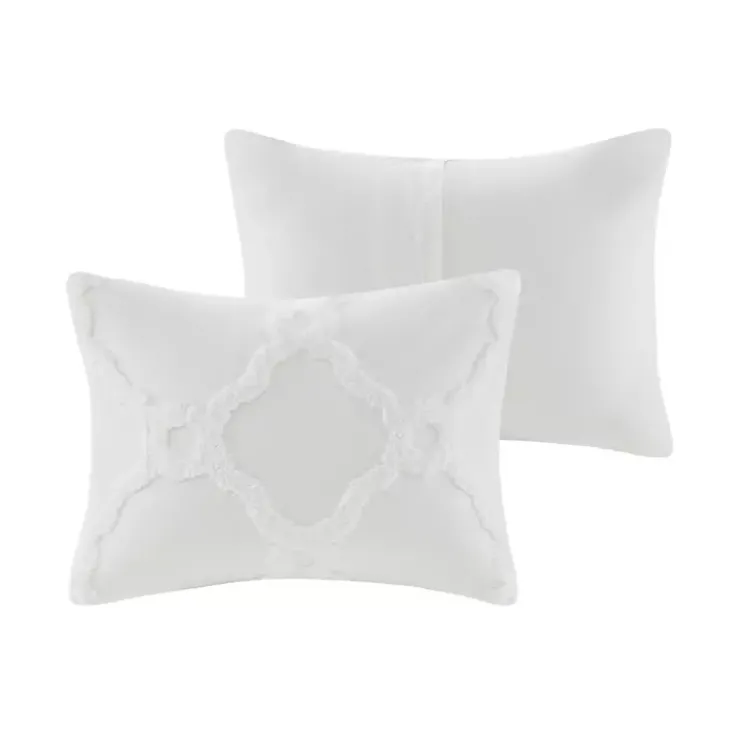 Kirklands Home Comforters|Geometric California King 3-pc Comforter Set White