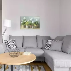 Kirklands Home Canvas Art|White Geraniums Canvas Art Print, 40x26 in.