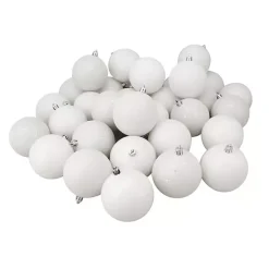 Sale Glitter Shatterproof Ornaments, Set of 60 Christmas Ornaments