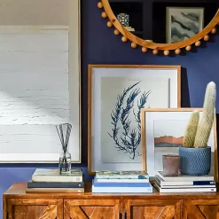 Kirklands Home Framed Art|White Gray Abstract Framed Wall Art