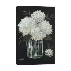 Kirklands Home Canvas Art|White Hydrangeas Canvas Art Print