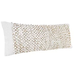Discount Jute Hand Knotted Lumbar Pillow Pillows