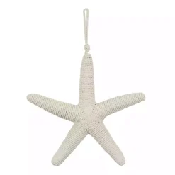 Kirklands Home Wall Plaques|Jute Starfish Wall Plaque White