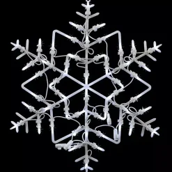 Clearance LED Snowflake Window Silhouette, 18 in. Christmas Decorations