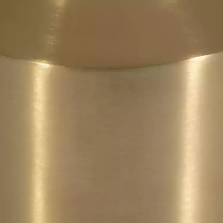 Kirklands Home Accent & End Tables|Marble and Gold Cylinder Accent Table White