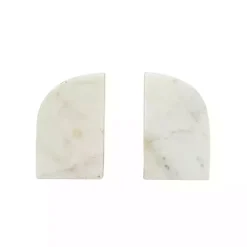 Outlet Marble Arch Bookends, Set of 2 Decorative Accents