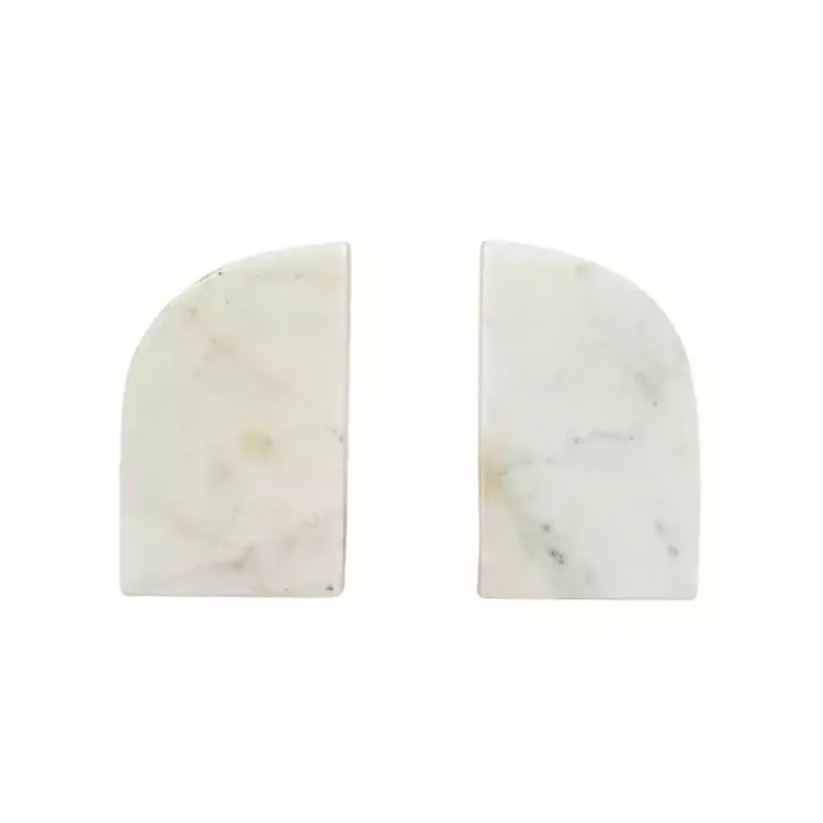 Outlet Marble Arch Bookends, Set of 2 Decorative Accents