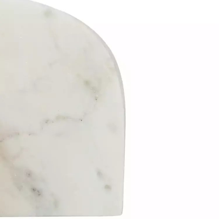 Outlet Marble Arch Bookends, Set of 2 Decorative Accents