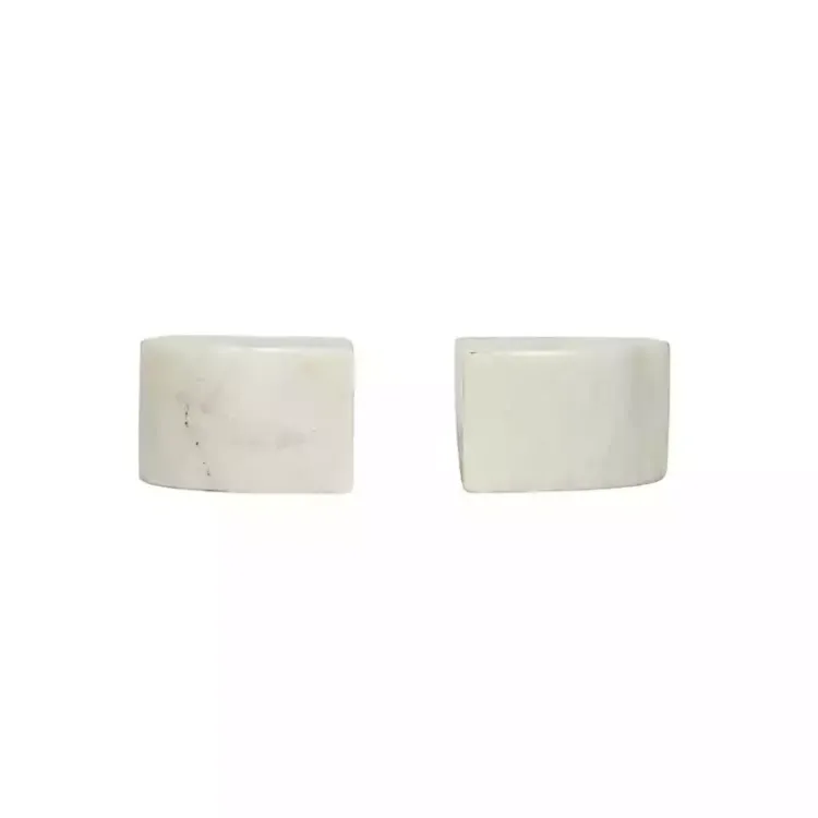 Outlet Marble Arch Bookends, Set of 2 Decorative Accents