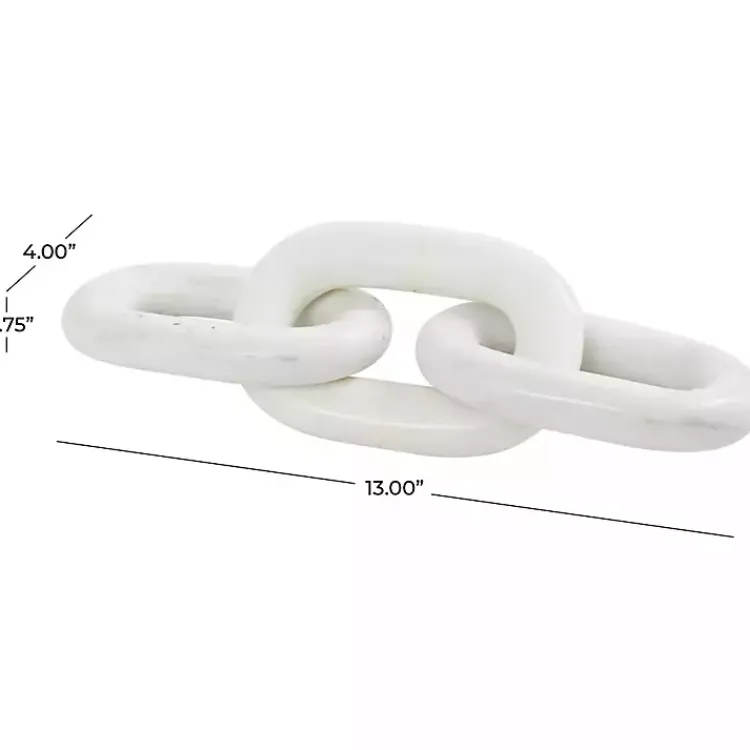 Online Marble 3-Link Chain Sculpture Statues & Figurines