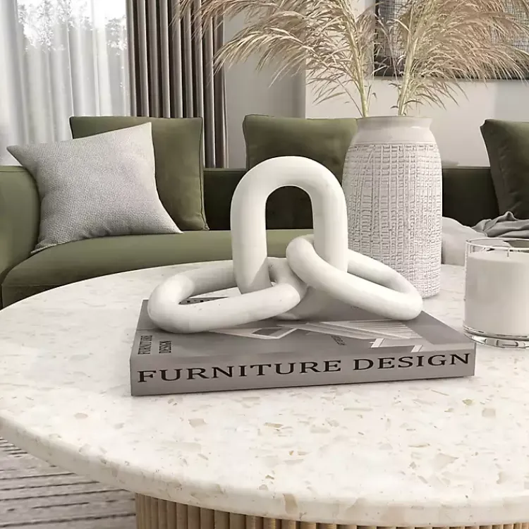 Online Marble 3-Link Chain Sculpture Statues & Figurines