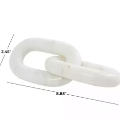 Hot Marble 2-Link Chain Sculpture Statues & Figurines