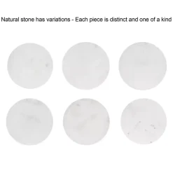 Kirklands Home Accent & End Tables|Marble Walnut Accent Table White