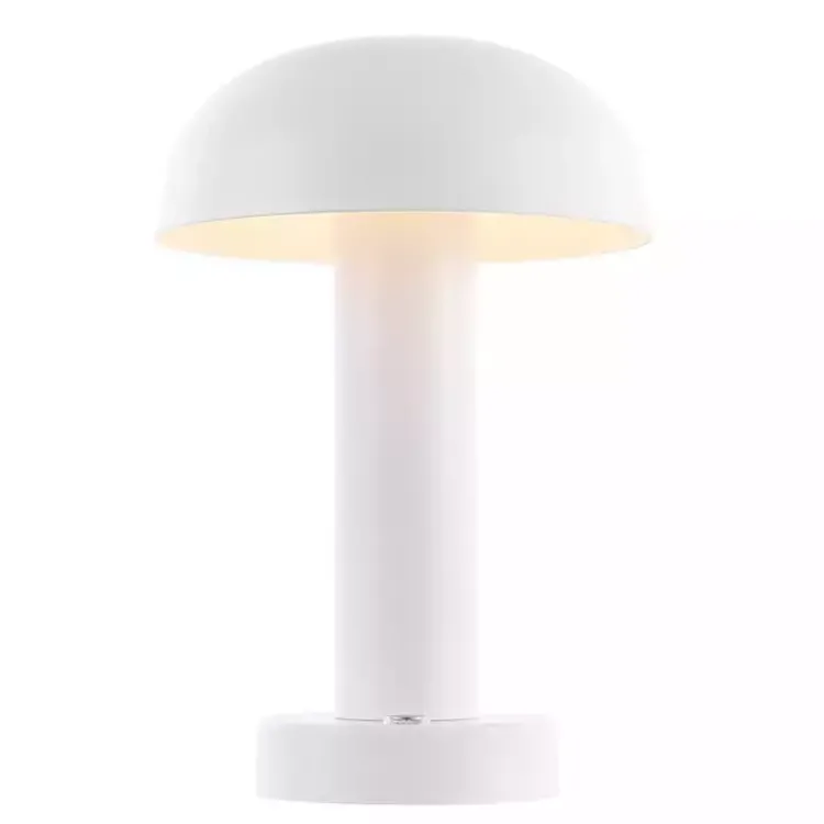 Kirklands Home Table Lamps|Metal LED Cordless Touch Lamp, 10 in. White