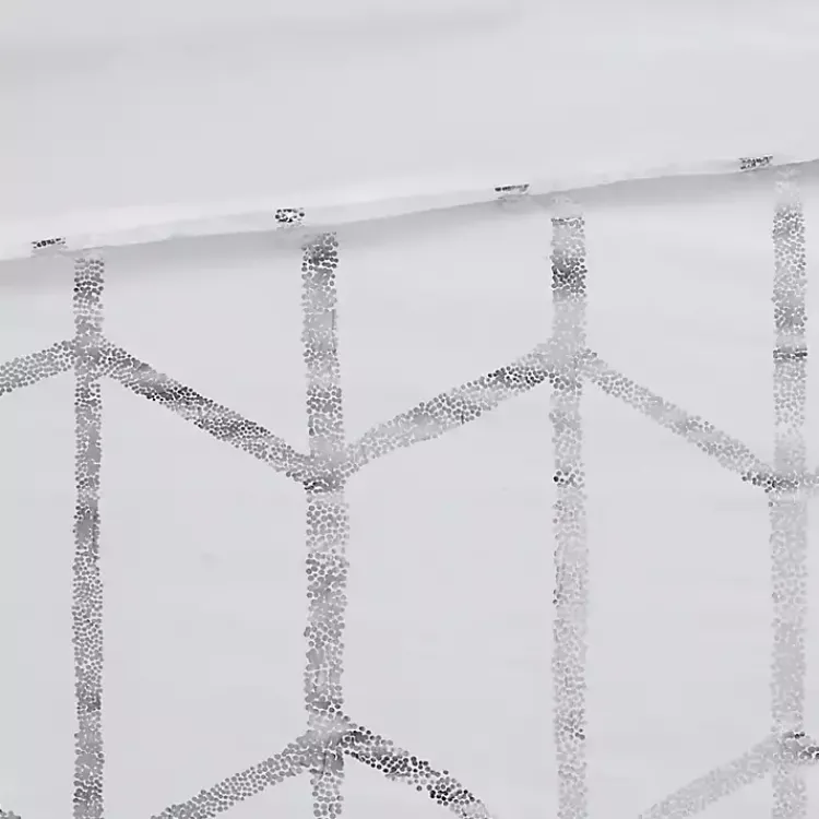 Kirklands Home Comforters|White Metallic 5-pc. Full/Queen Comforter Set