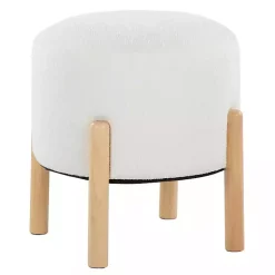 Kirklands Home Benches & Ottomans|Michelle Ottoman White