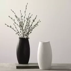 Discount Modern Ribbed Ceramic Vase Vases
