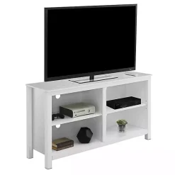 Kirklands Home Tv Stands & Media Consoles|Montana 4-Shelf Media Cabinet White