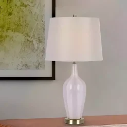 Kirklands Home Table Lamps|Needle Neck Ceramic Table Lamps, Set of 2 White