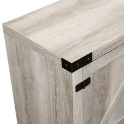 Kirklands Home Tv Stands & Media Consoles|Oak Barn Door TV Stand White