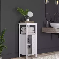 Kirklands Home Cabinets & Sideboards|Open Shelf Cabinet White