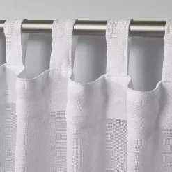 Kirklands Home Outdoor Curtains|Outdoor Miami Curtain Panel Set, 96 in. White