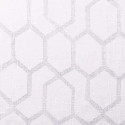 Kirklands Home Curtains & Drapes|White Paton Curtain Panel Set, 108 in.