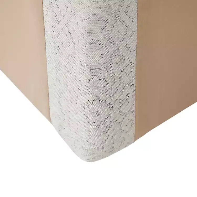 Kirklands Home Accent Chairs|Patterned Upholstered Swivel Glider Chair White