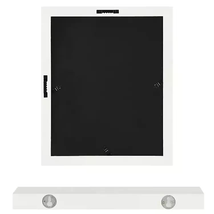 Kirklands Home Gallery Wall Frames|10-pc. Gallery Wall Frame and Shelf Set White