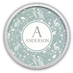 Online White Personalized Blue Bunnies Wall Plaque Easter Decorations