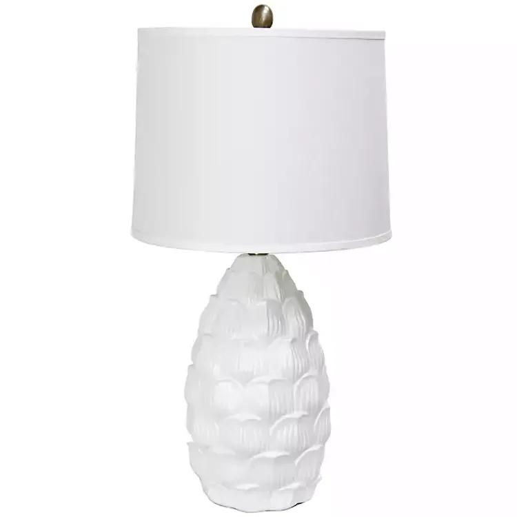 Kirklands Home Table Lamps|Petals Table Lamp White