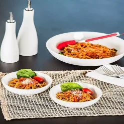 Kirklands Home Kitchen Accessories|Porcelain 2-pc. Oil and Vinegar Carafe Set White