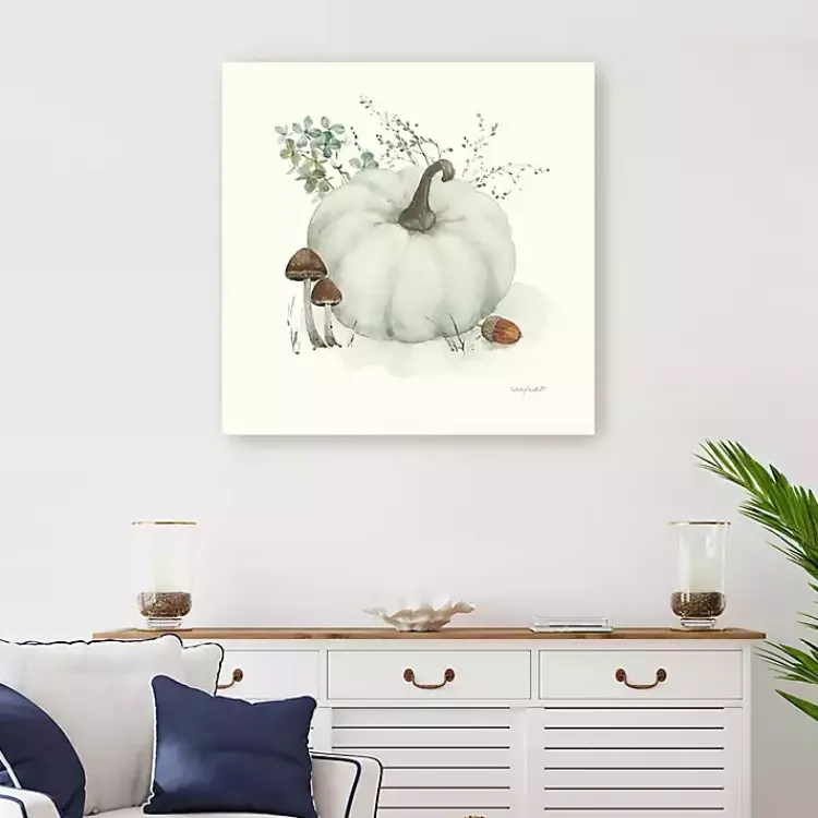 Best Pumpkin Canvas Art Print, 30x30 in. Fall