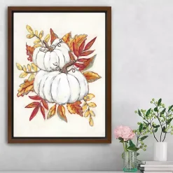 Outlet Pumpkins Framed Canvas Art Print Fall