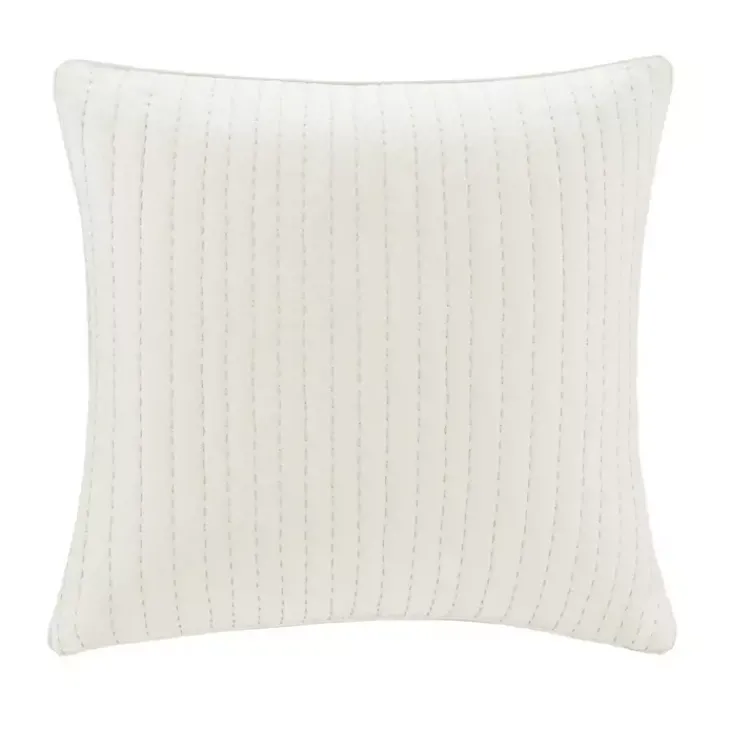 Kirklands Home Bedding Essentials|Quilted Euro Pillow Sham White