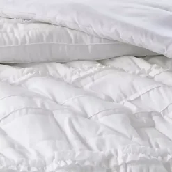 Kirklands Home Comforters|White Quilted King 5-pc. Comforter Set