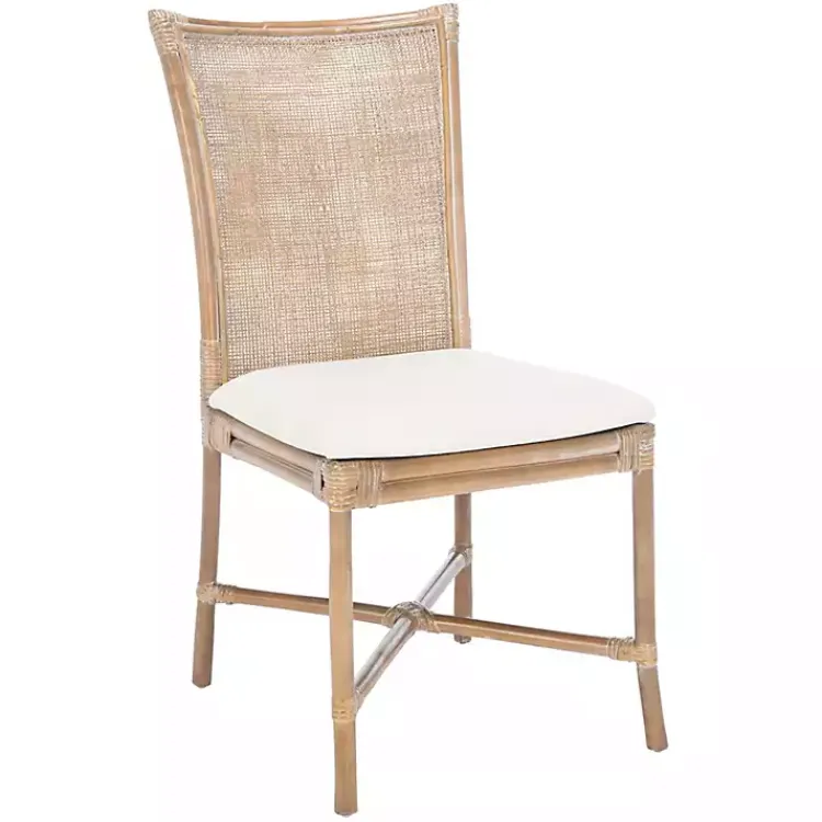 Kirklands Home Dining Chairs|Rattan Chiara Dining Chairs, Set of 2 White