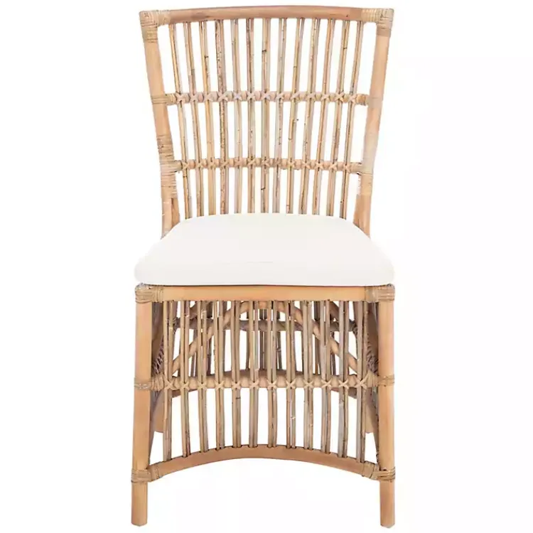 Kirklands Home Dining Chairs|Rattan Erika Dining Chairs, Set of 2 White