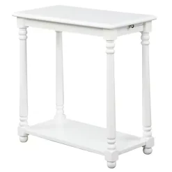 Kirklands Home Accent & End Tables|Regent Wood Accent Table White