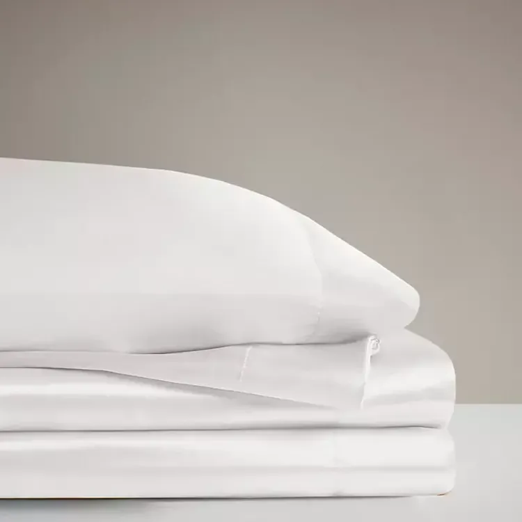 Kirklands Home Bed Sheets|Satin 6-pc. King Sheet Set White
