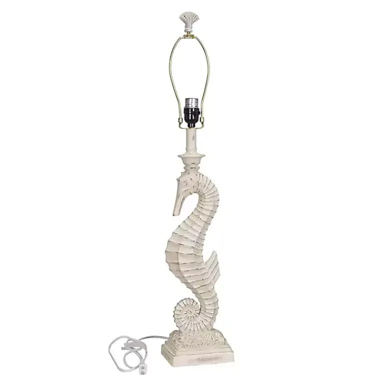 Kirklands Home Table Lamps|Seahorse Table Lamps, Set of 2 White