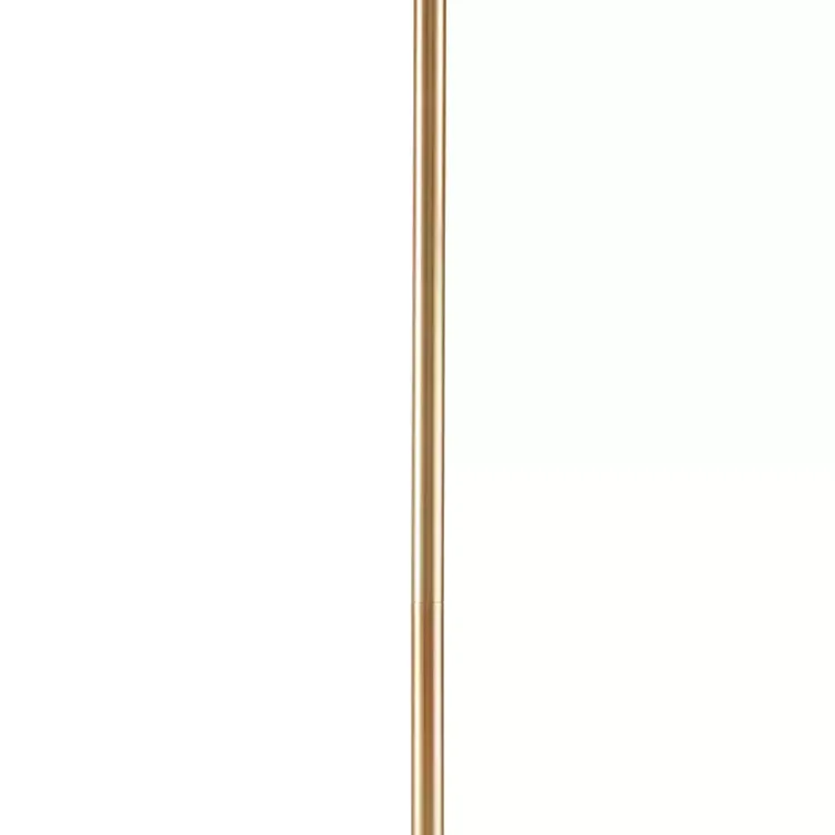 Kirklands Home Chandeliers & Pendant Lighting|Shell and Gold Metal Layered Chandelier White