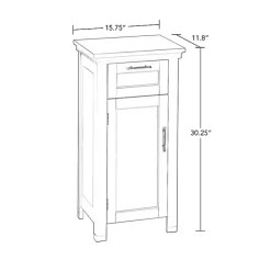 Kirklands Home Cabinets & Sideboards|Single Drawer Cabinet White