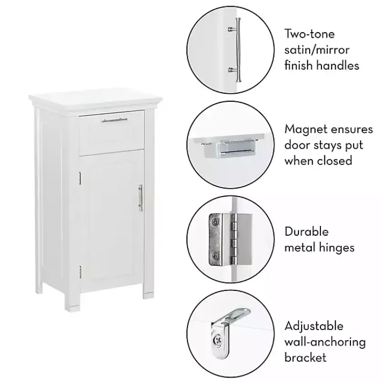Kirklands Home Cabinets & Sideboards|Single Drawer Cabinet White