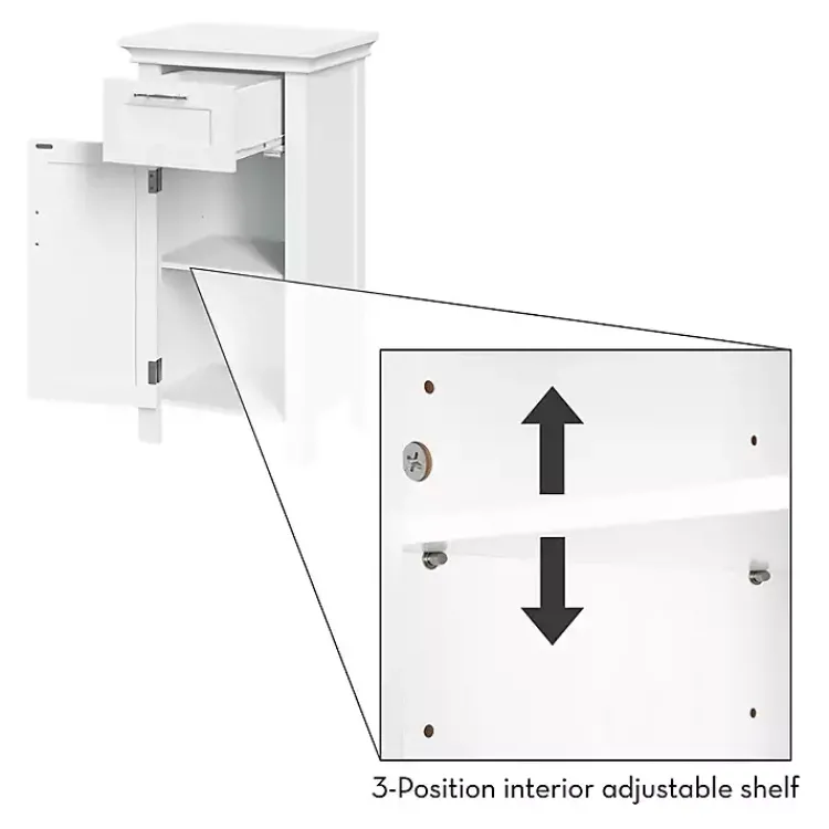 Kirklands Home Cabinets & Sideboards|Single Drawer Cabinet White