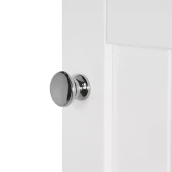 Kirklands Home Bathroom Furniture|Slim Single Door Cabinet with Drawer White