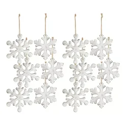 New Snowflake 12-pc. Christmas Ornament Set Christmas Ornaments