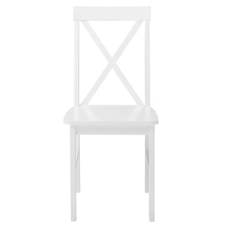 Kirklands Home Dining Sets|White Solid Wood 5-pc. Dining Set