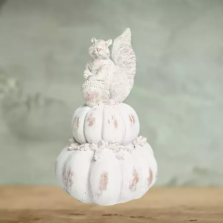 Best Squirrel and Pumpkin Statue Fall